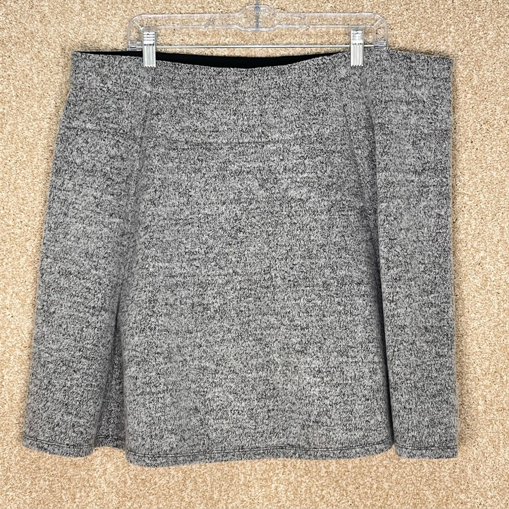 New LOFT Plus skirt size 20 stretchy waistband unlined neutral fall winter skirt